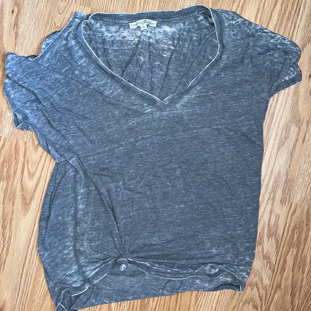 Express open shoulder tee